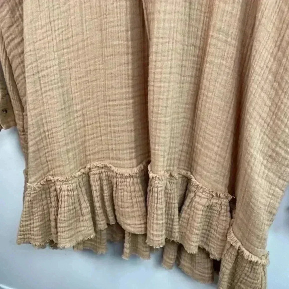 Free People Tan Bring It On Tunic In Pony Tail - Picture 5 of 9